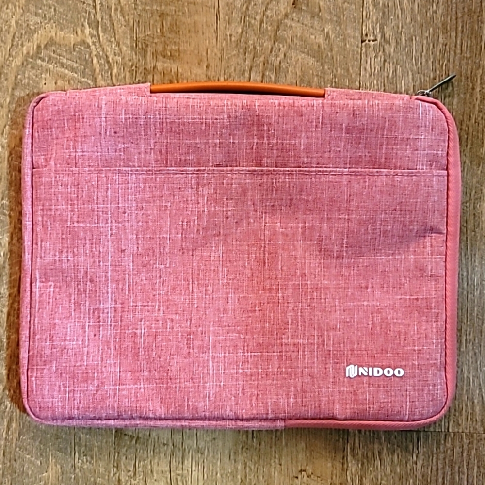 Memory foam Tablet case by NIDOO extra soft micro suede inside Gently Loved pink